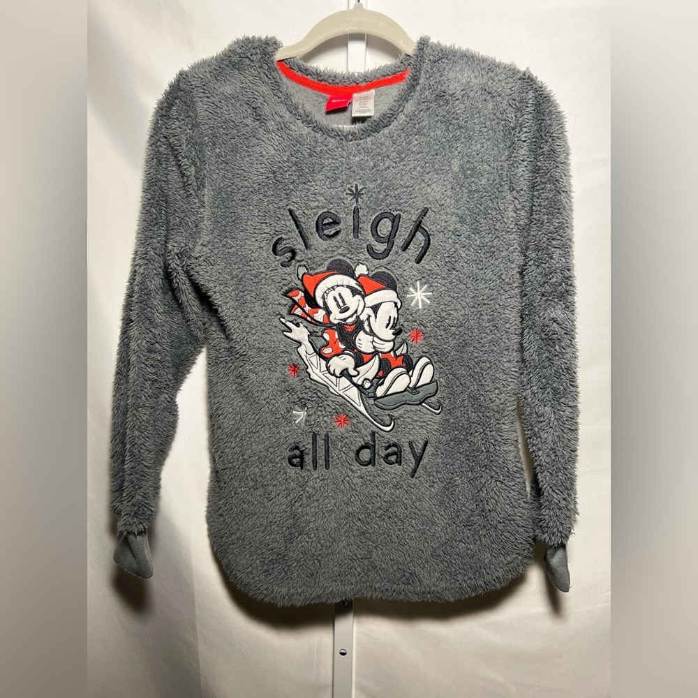 Cozy Gray Disney Sweater